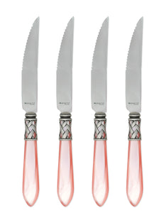 Aladdin Antique White Steak Knives, Set of 4