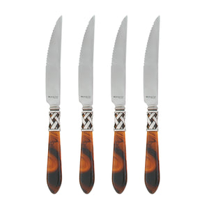 Aladdin Antique White Steak Knives, Set of 4