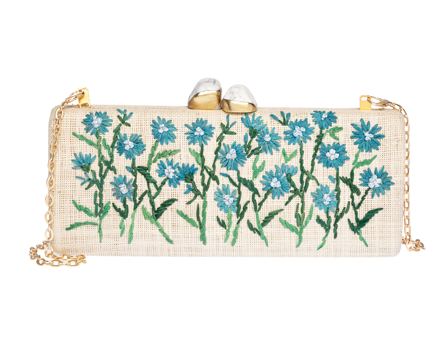 Alessandra Clutch in Blue