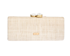 Alessandra Clutch in Blush