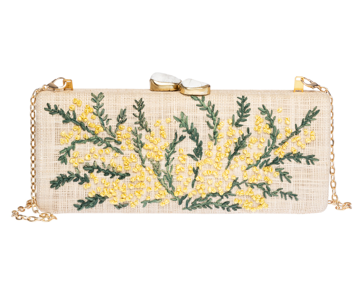 Alessandra Clutch in Yellow