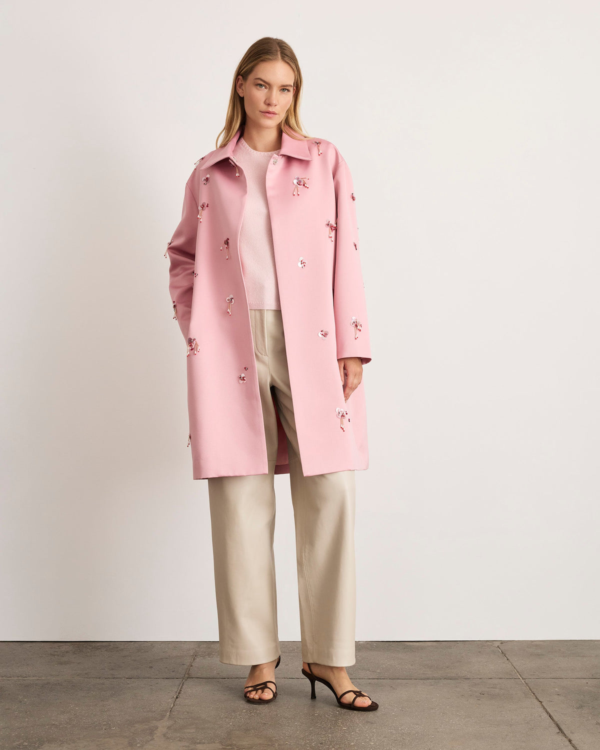 Alesso Coat in Rose Quartz