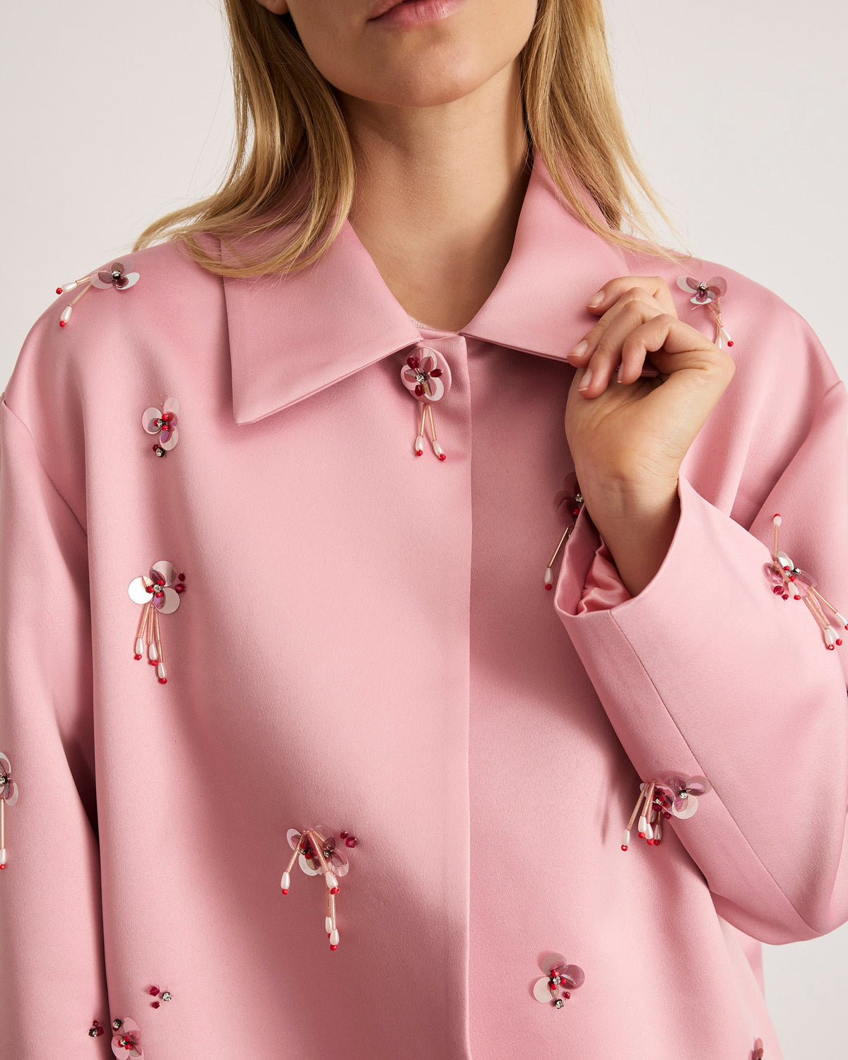 Alesso Coat in Rose Quartz