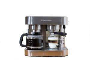 Combination Espresso Machine & 10-Cup Drip Coffeemaker