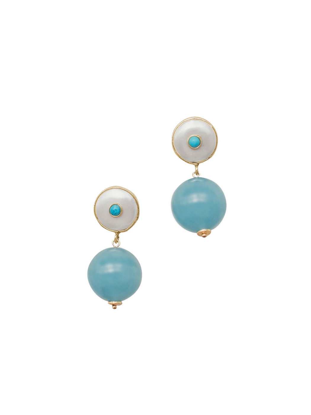 Amelia Earrings in Blue