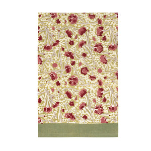 Meadows Tea Towels Red & Green, Set of 3