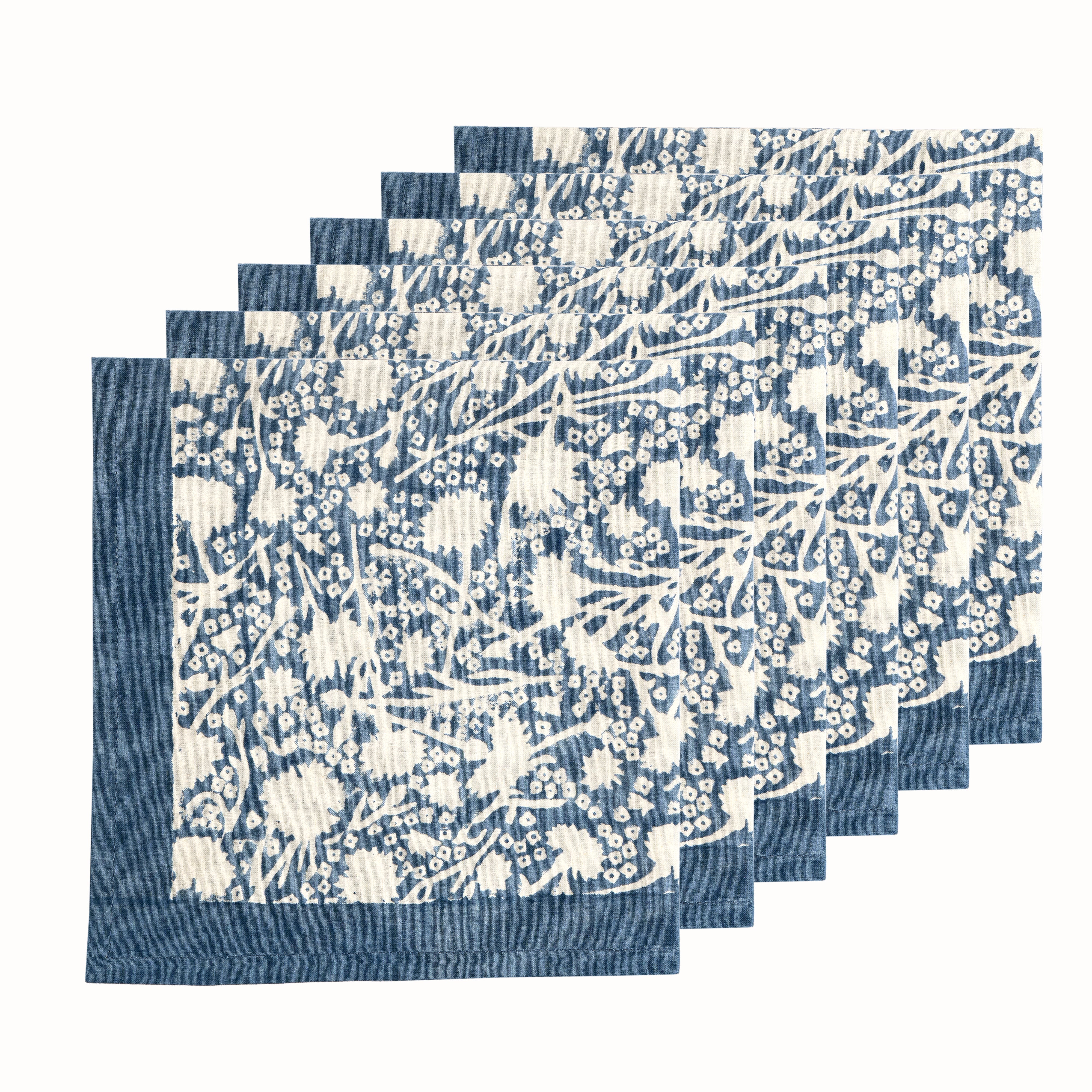 Meadows Napkins Bleu, Set of 6