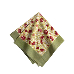 Meadows Napkins Red & Green, Set of 6