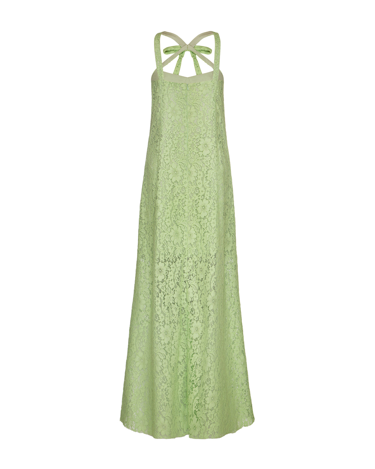 Daphne Dress in Tea Green Lace