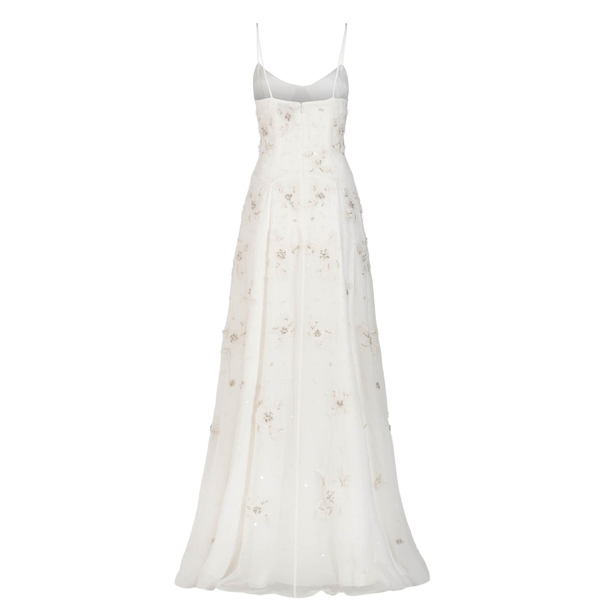 Liv Gown in Ivory with Wildflower Clusters