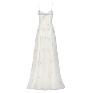 Liv Gown in Ivory with Wildflower Clusters
