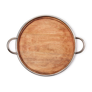 Decorative Round Serving Tray