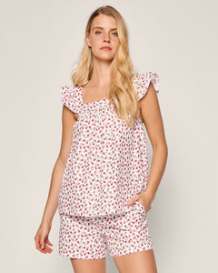 Women’s Twill Clara Short Set in Petite Petals