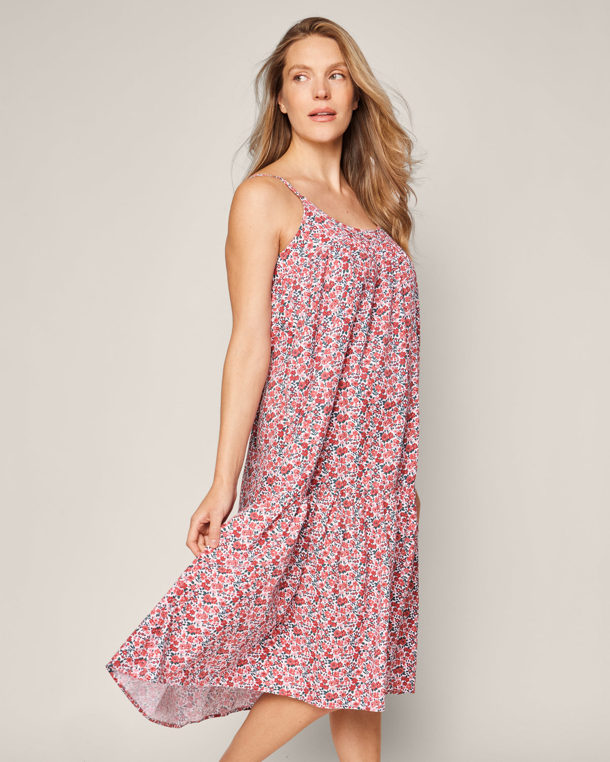 Women’s Twill Chloe Nightgown in Fleurs des Bois