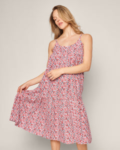 Women’s Twill Chloe Nightgown in Fleurs des Bois