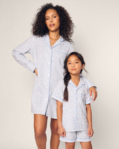 Women’s Twill Nightshirt in Bluehearts