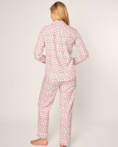 Women’s Twill Pajama Set in Petite Petals