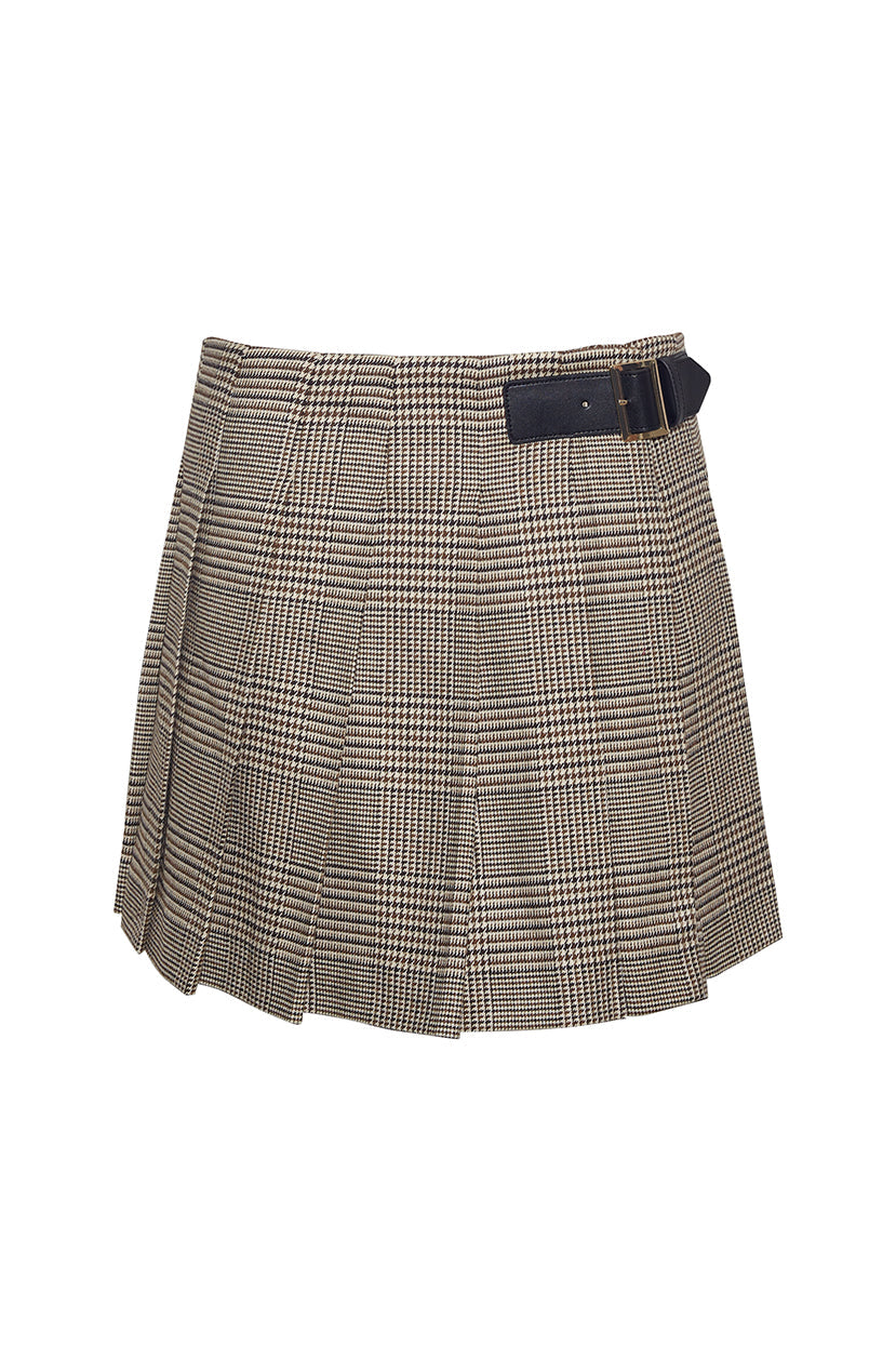 Abbey Skirt in Glen Hound Plaid