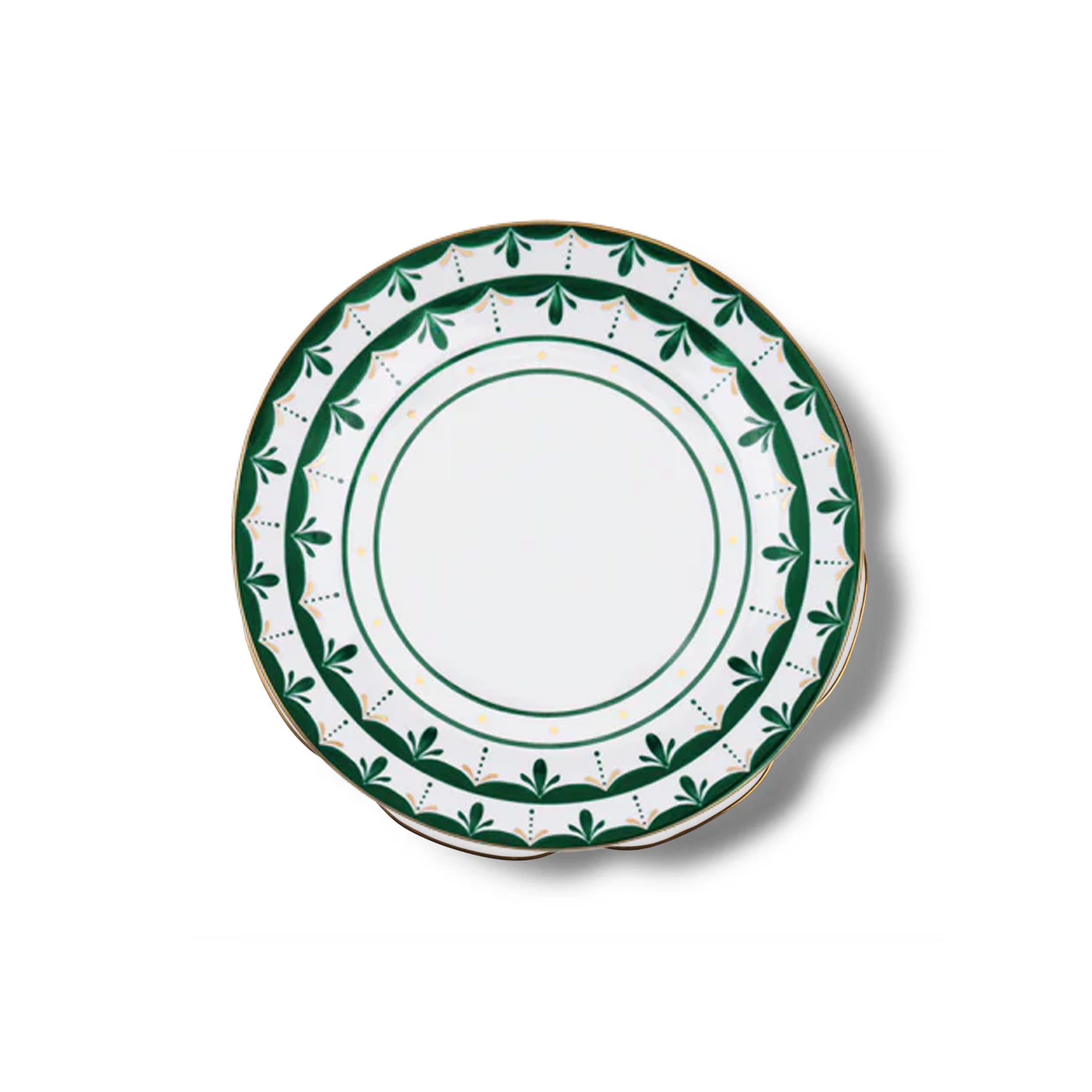 Alhambra Green Bread Plate