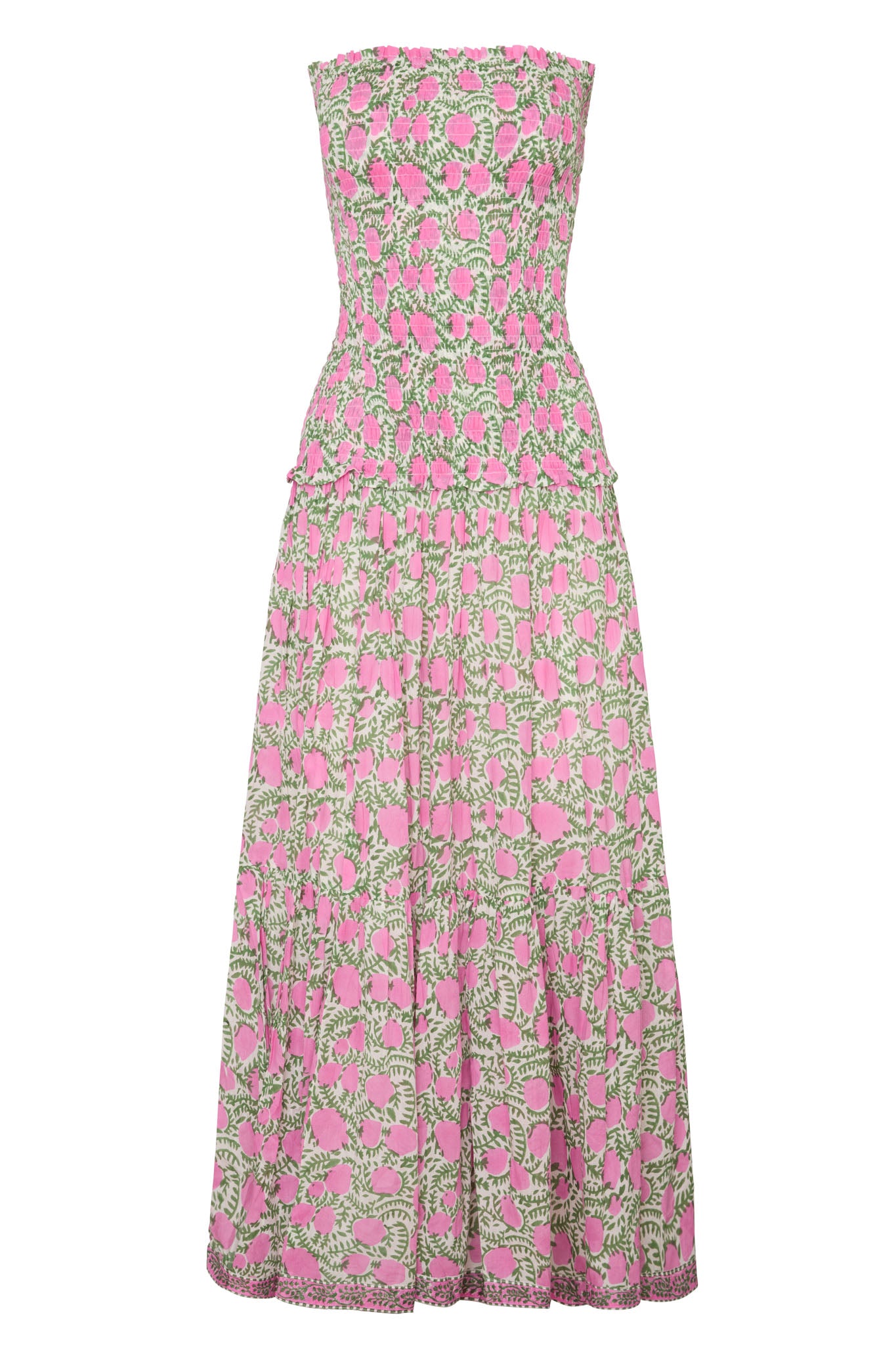 Amalfi Mermaid Dress Pink Lemon Vine