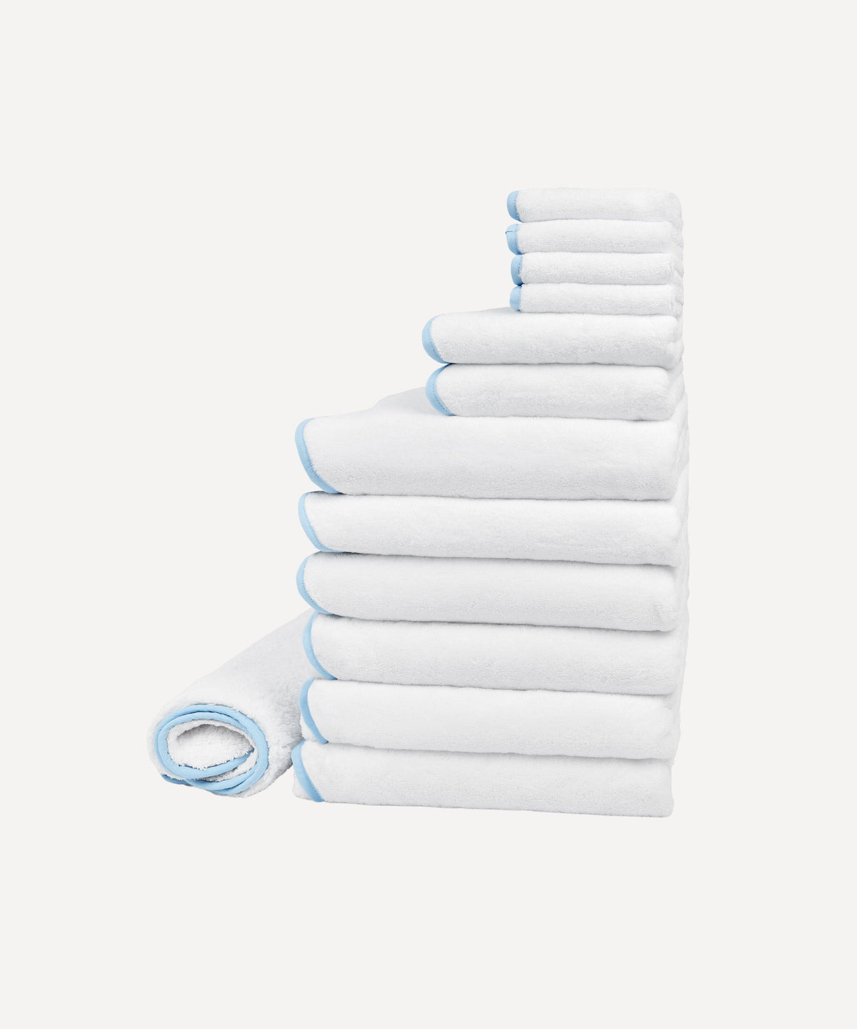 Rebecca Udall, Amelia Scalloped Wavy Bath Towel Large Family Bundle