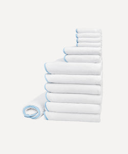 Rebecca Udall, Amelia Scalloped Wavy Bath Towel Large Family Bundle