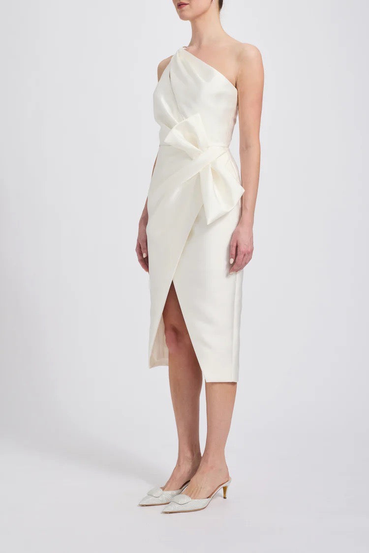 Mikado One-Shoulder Dress