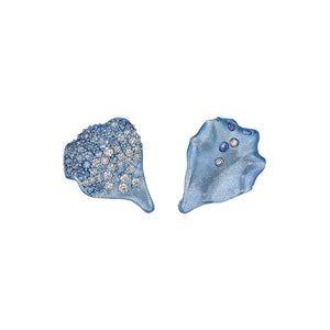 Baby Blue Petal Studs