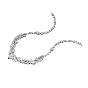 Diamond Love Heart Choker