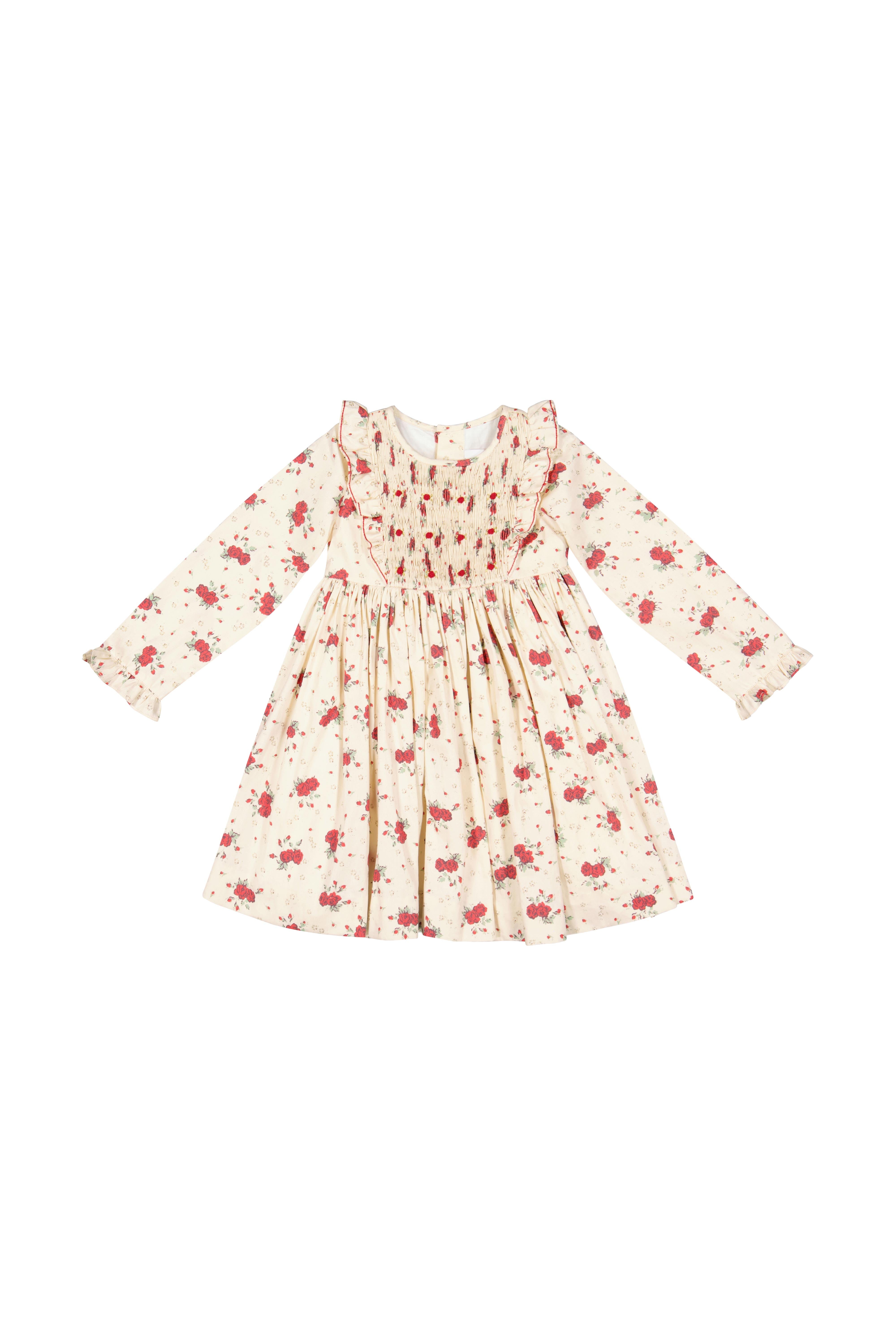 Anastasia Christmas Smocked Dress