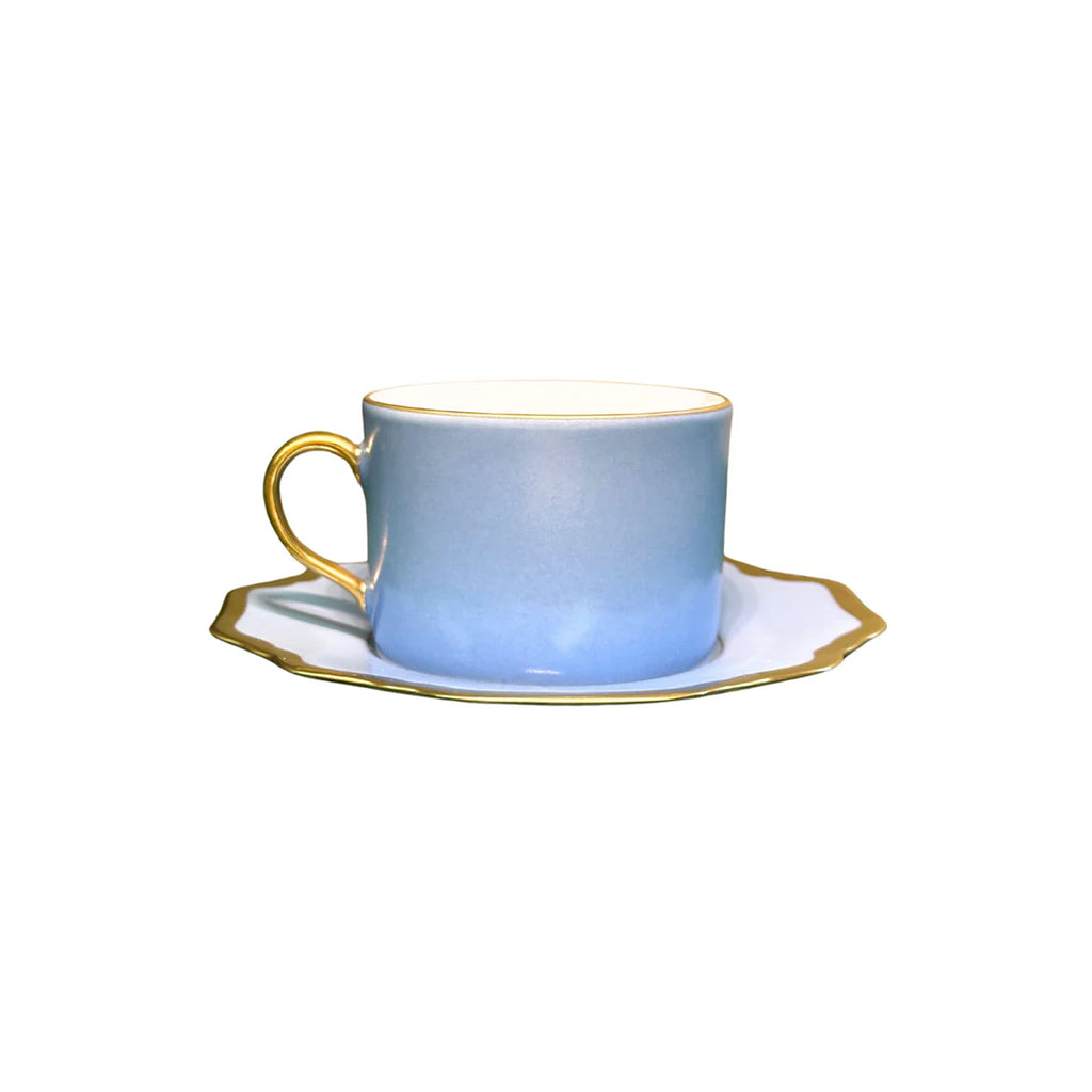 Anna's Palette Tea Saucer in Sky Blue