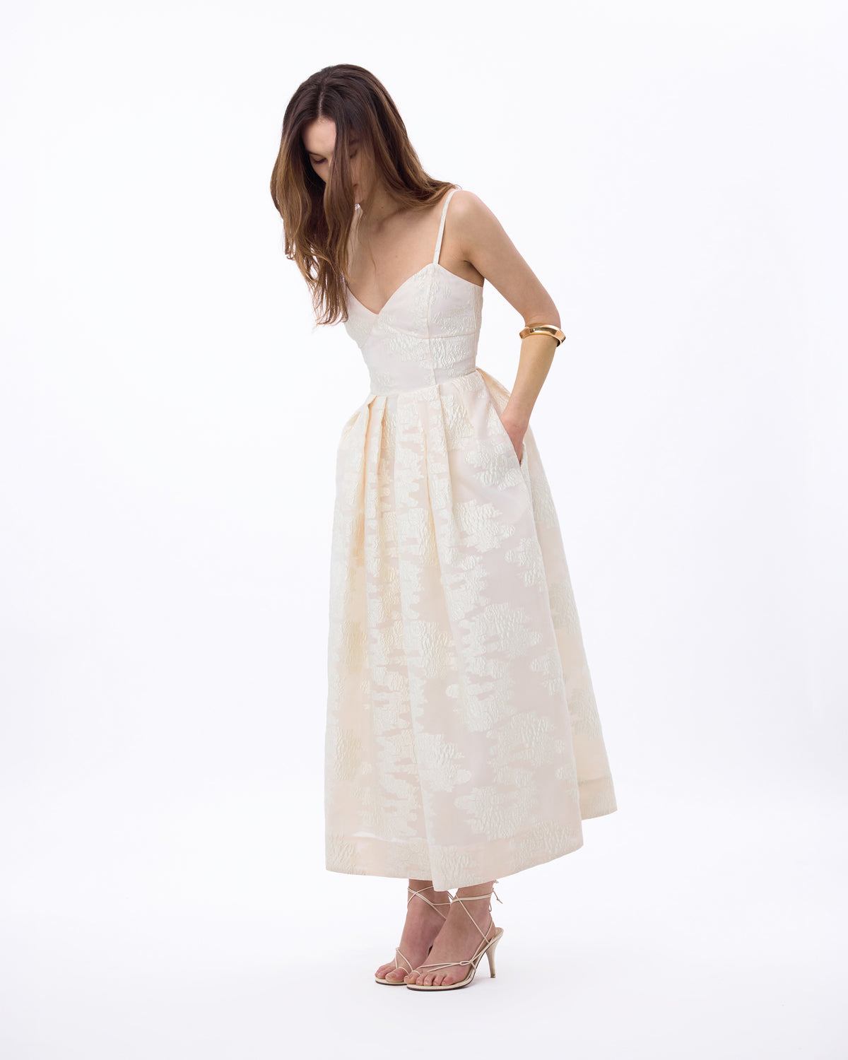 Annette Dress in Ivory