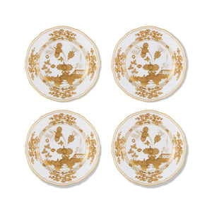 Oriente Italiano Dessert Plates in Aurum, Set of 4