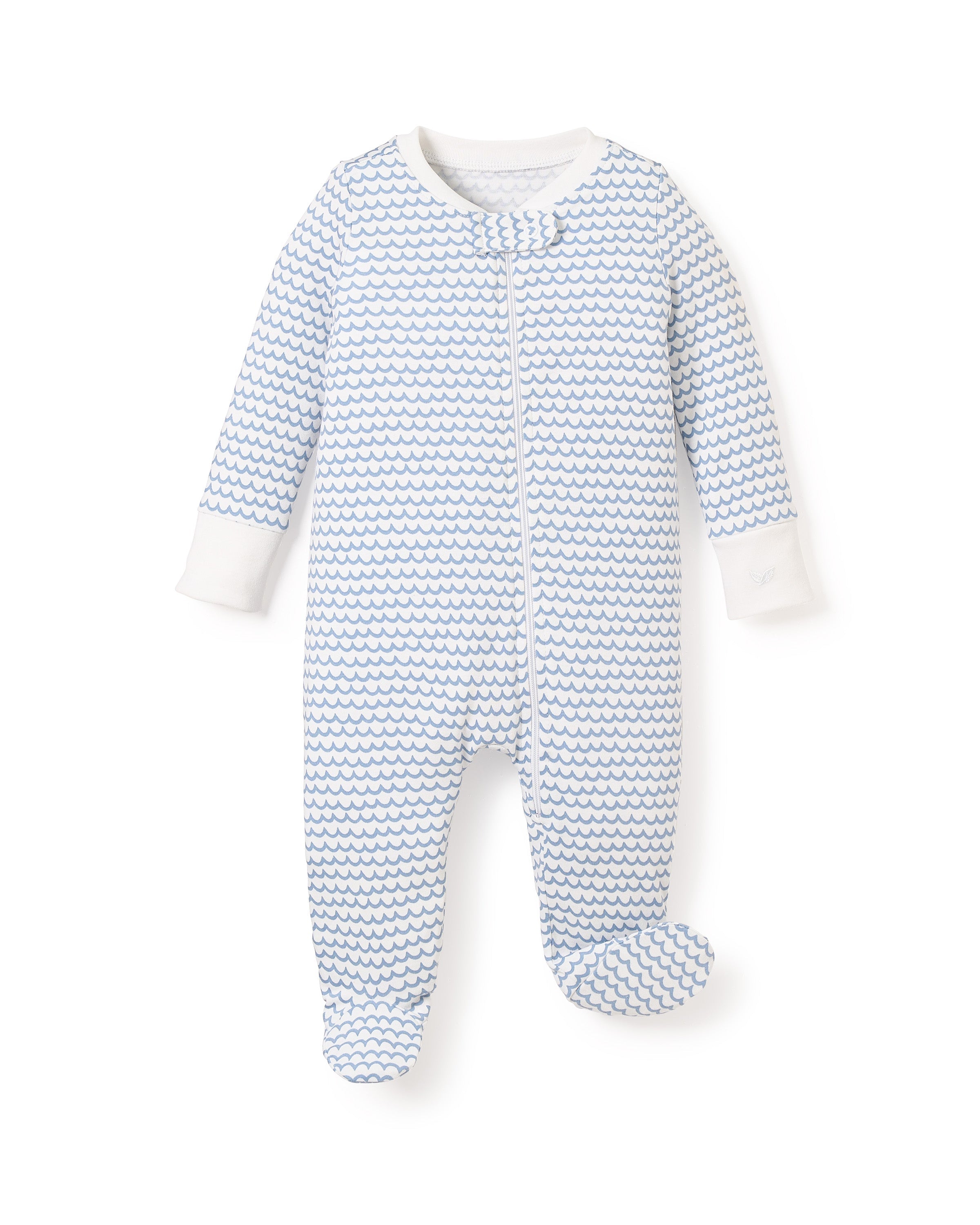 Baby’s Pima Snug Fit Romper in La Mer