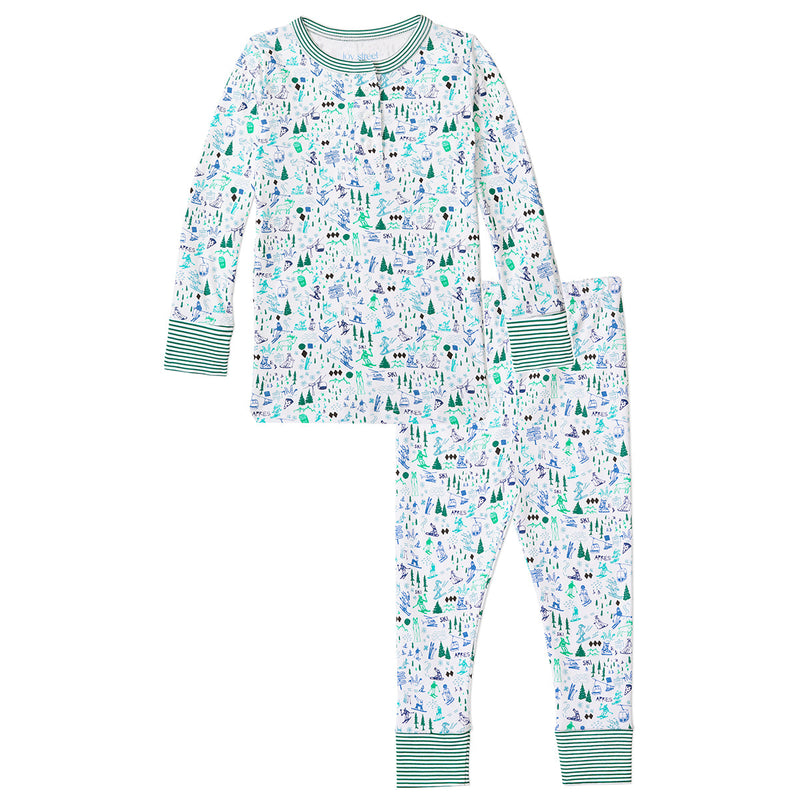 Joy Street Ski Kids Two PIece Pajamas