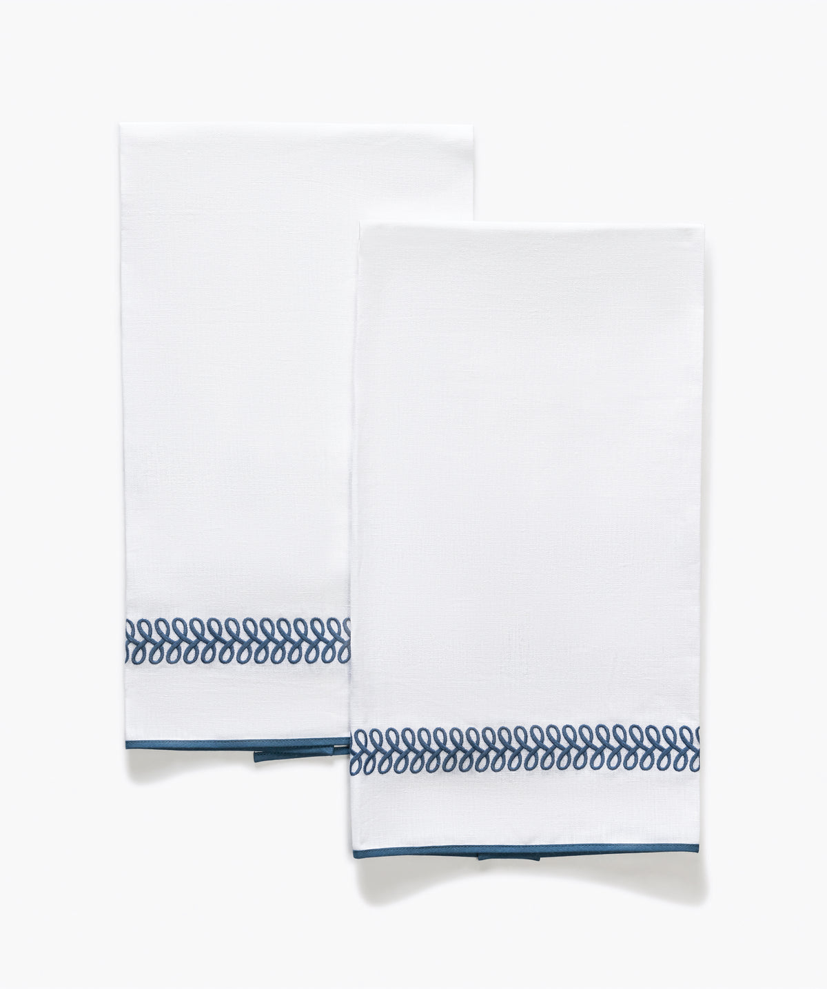 Matouk Schumacher Astor Braid Guest Towels, Set of 2