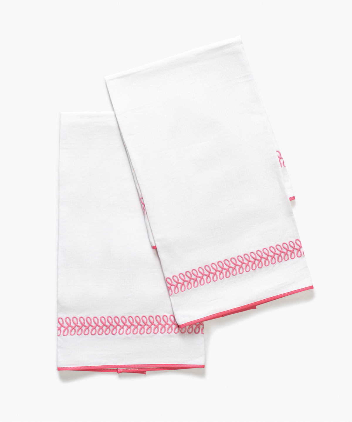 Matouk Schumacher Astor Braid Guest Towels, Set of 2