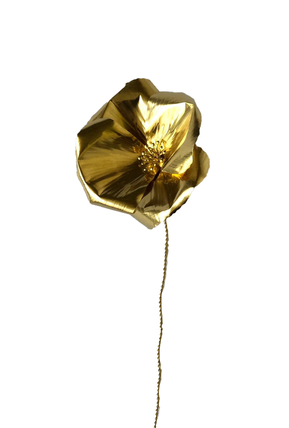 Poppy Brass Flower