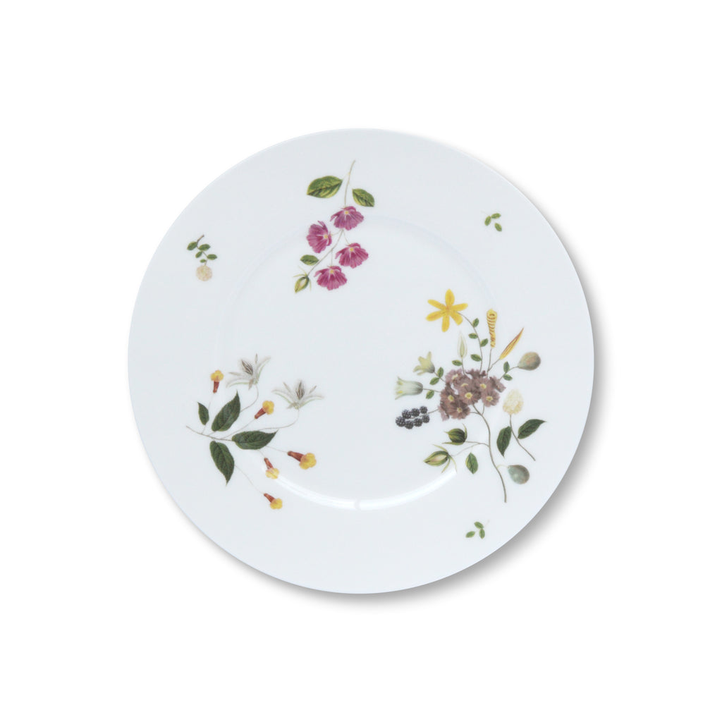 Autumn Flowers Salad Plate