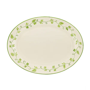 Ava Oval Platter in Green