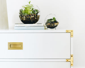 Small Carlyle Campaign Dresser in White