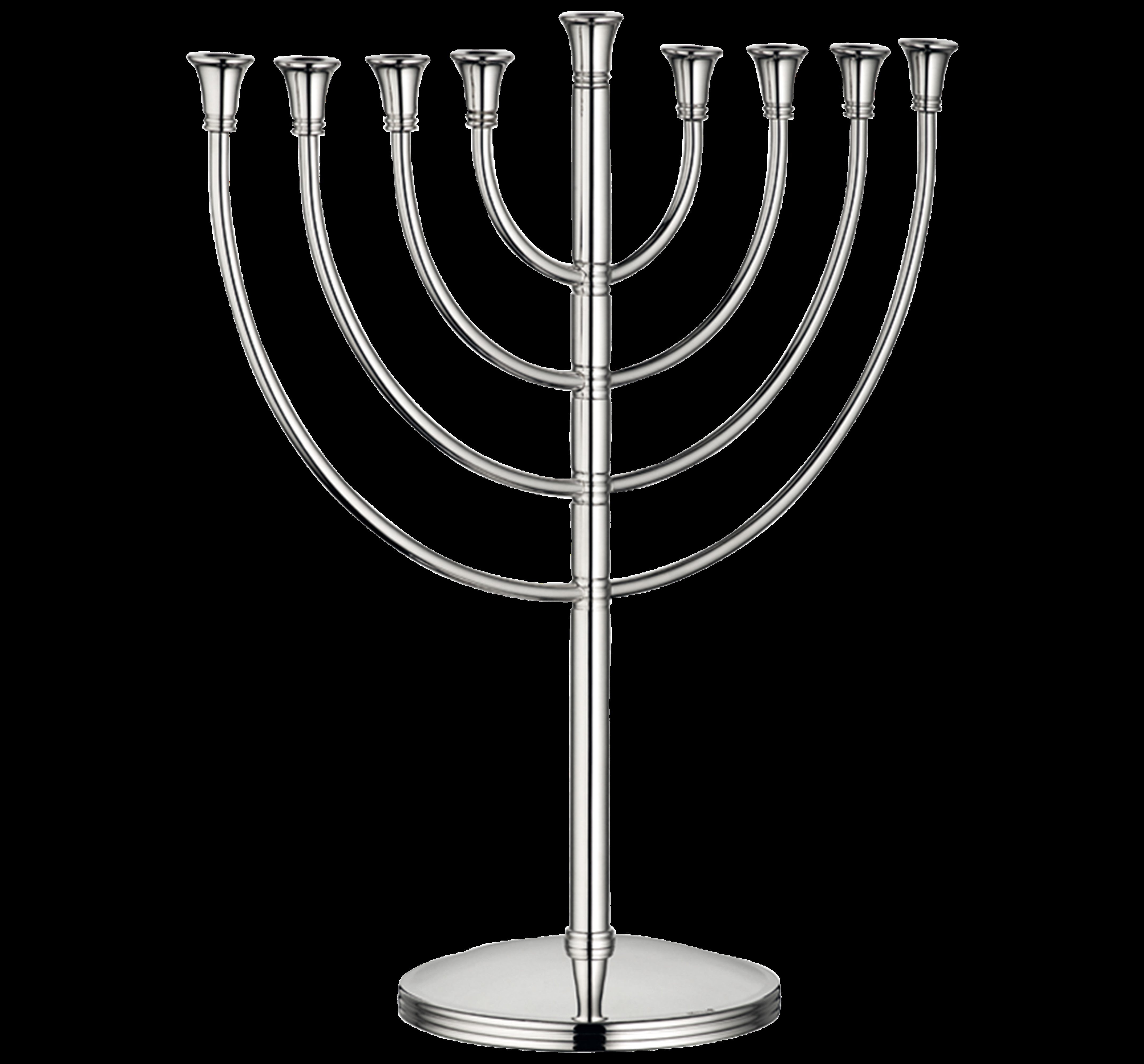 Silver-plated Menorah