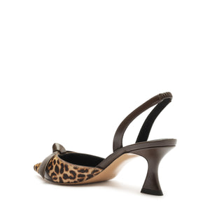 Clarita Bell Slingback 60 in Leopard