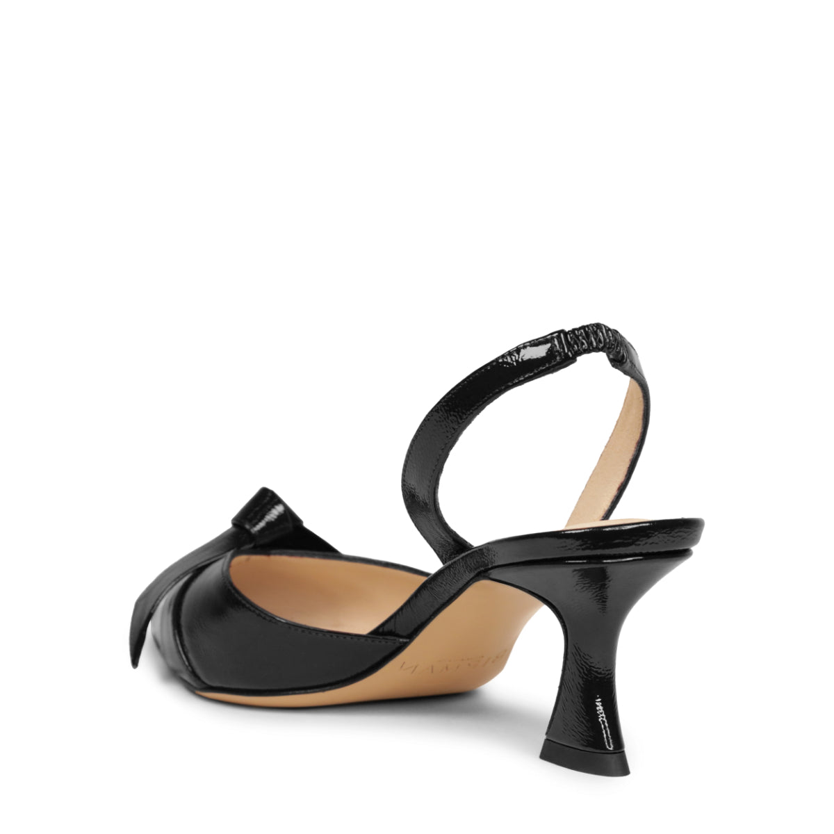 Clarita Bell Slingback 60 Pump in Black