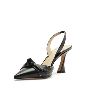 Clarita Bell Slingback 85 Studs in Black