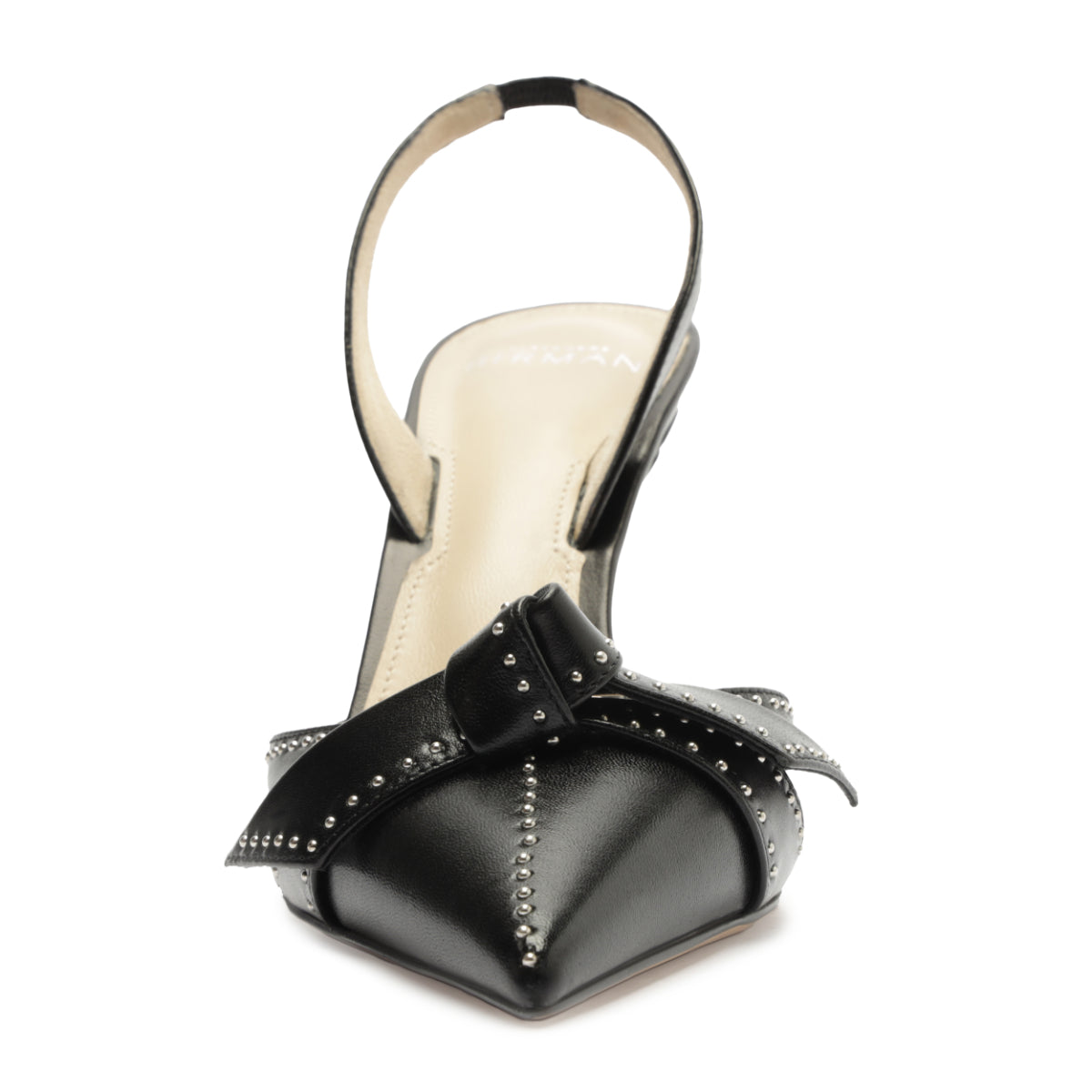 Clarita Bell Slingback 85 Studs in Black