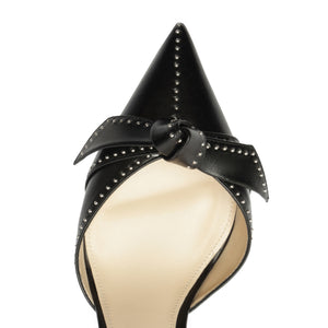 Clarita Bell Slingback 85 Studs in Black