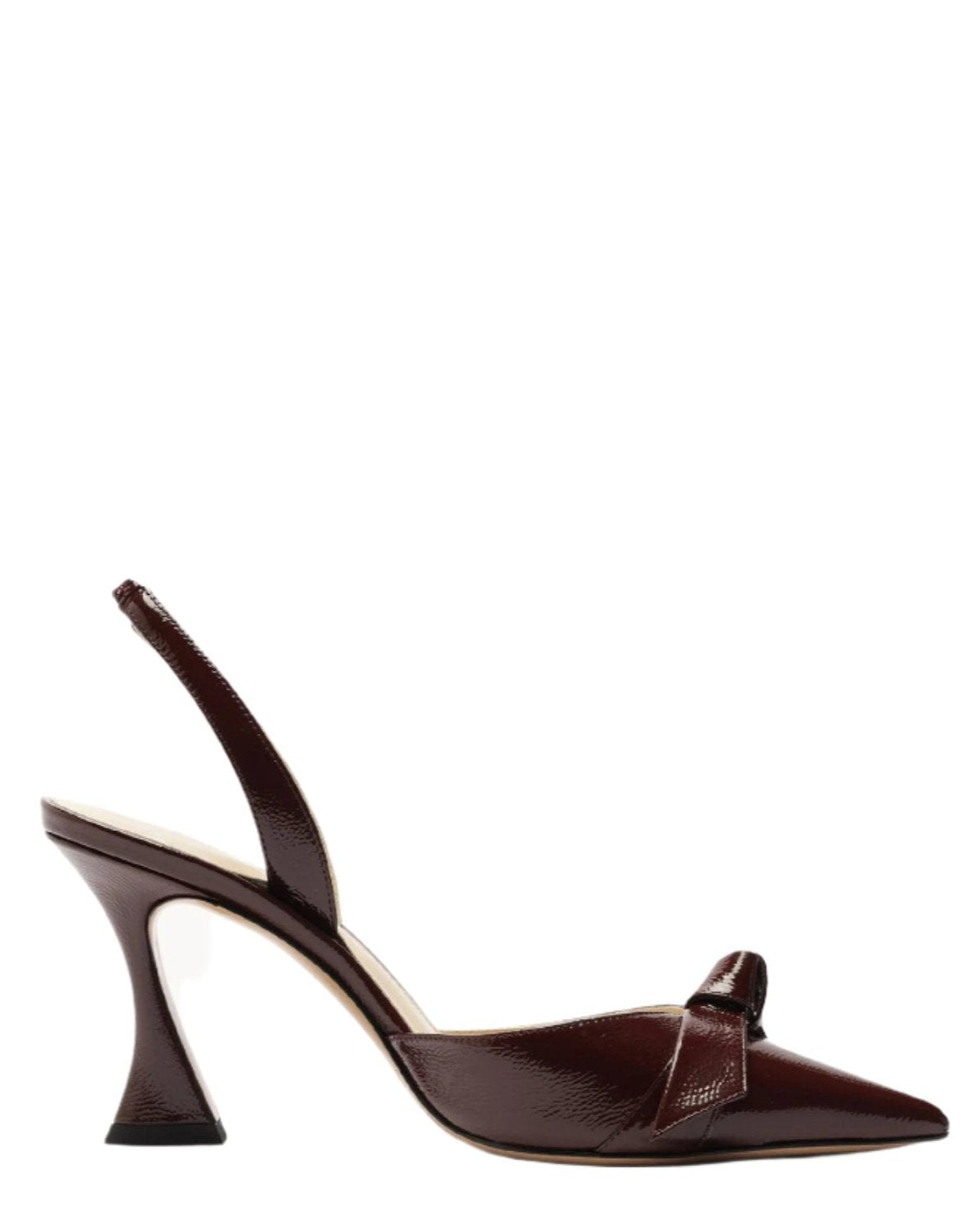 Clarita Bell Slingback 85 Pump in Burgandy