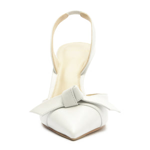 Clarita Bell Slingback 85 in White