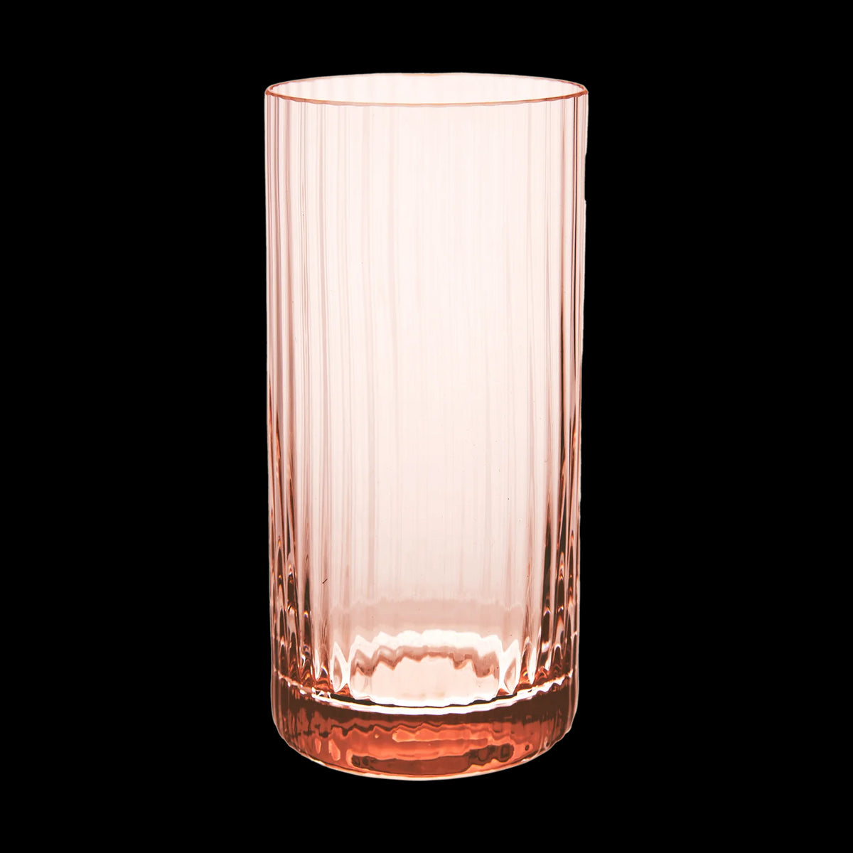 Bembo Highball Glass, Pleat Set of 2